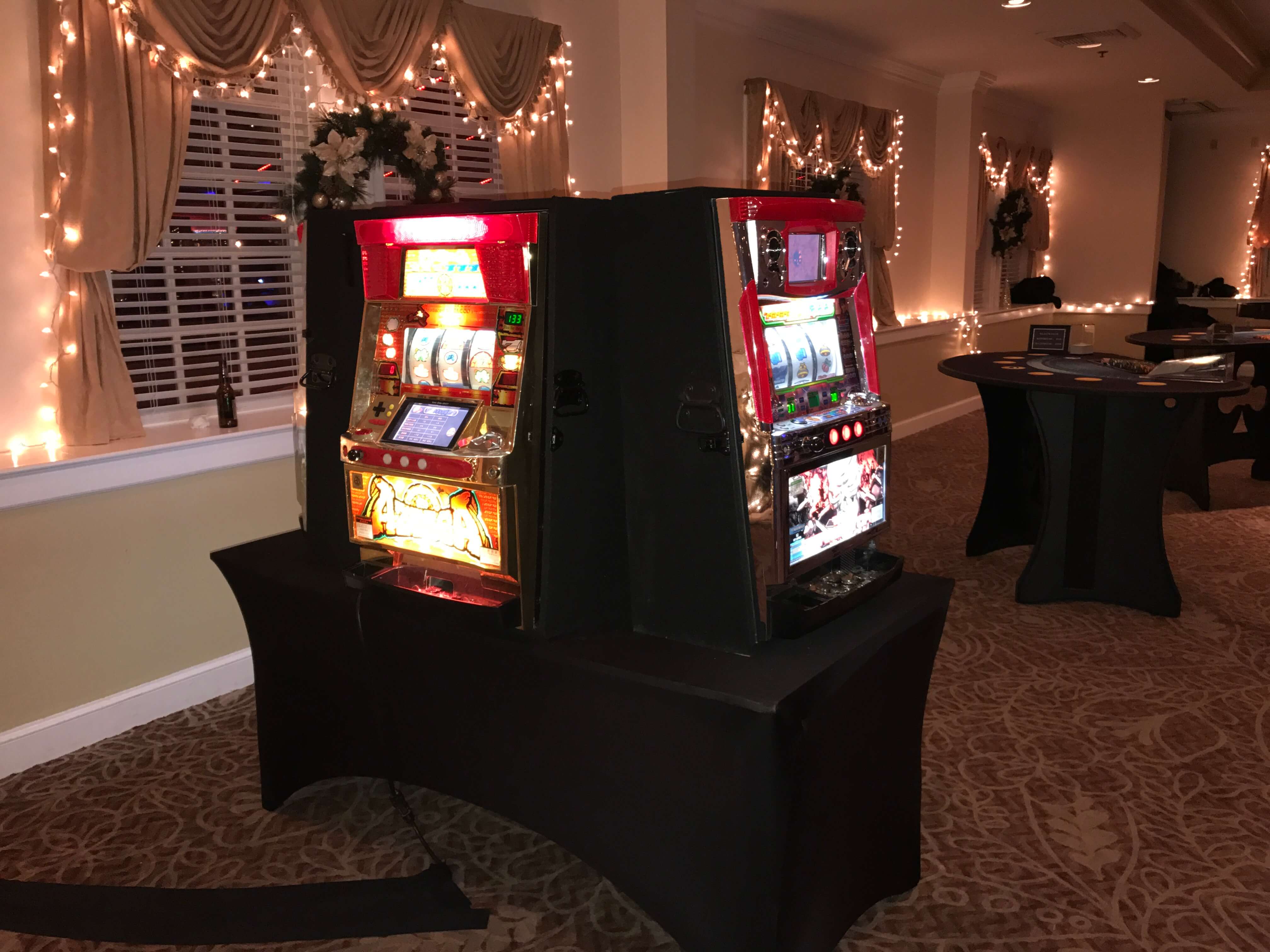 casino night slot machines nights mobile games entertainment corporate company team line building